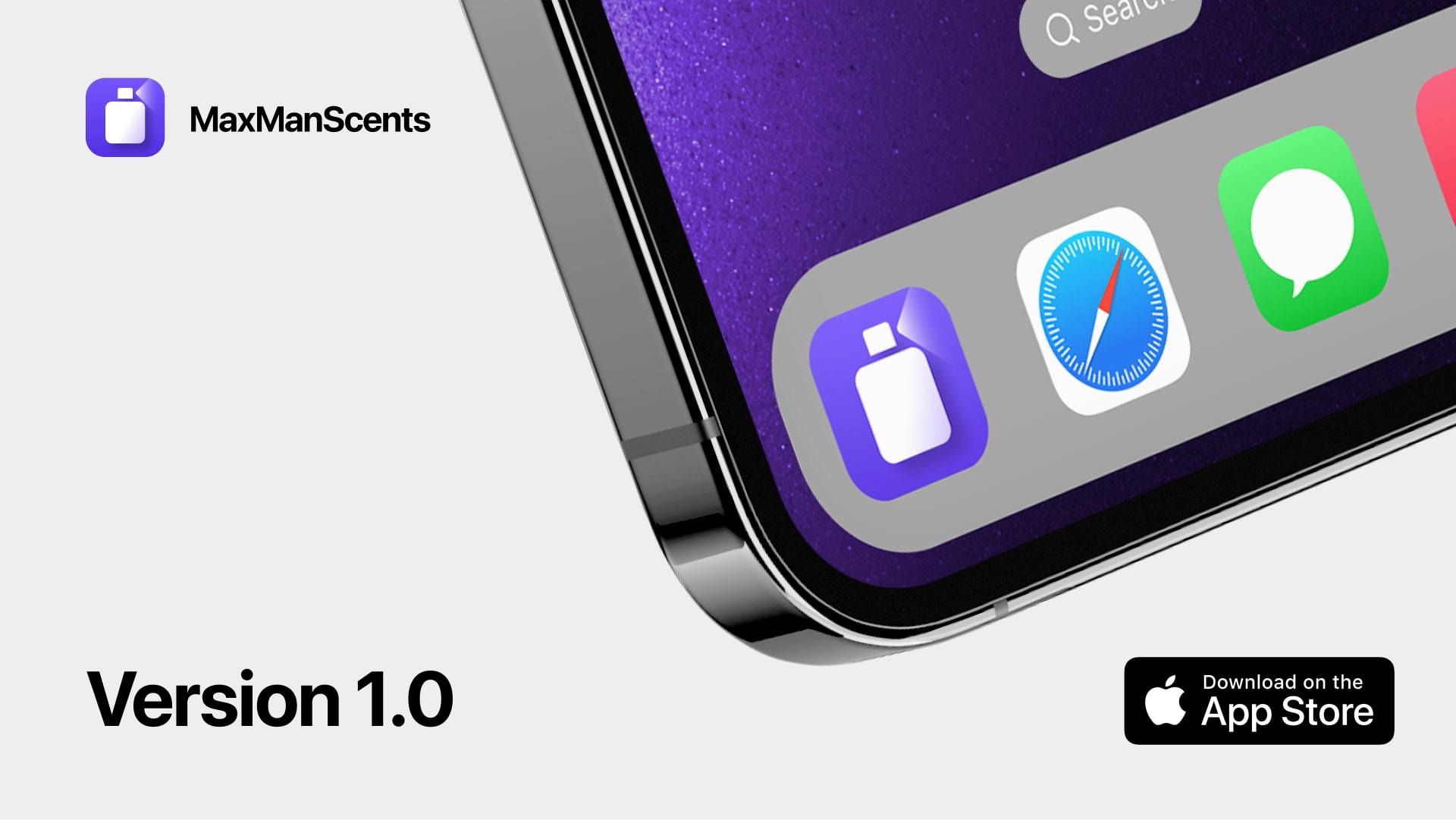 MaxManScents v1.0 — the first version of the fragrance advisor and tracker