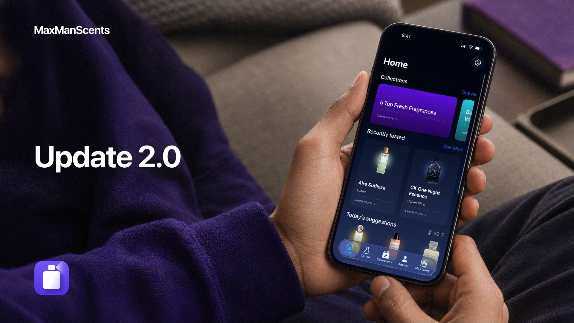 MaxManScents v2.0 — build your own fragrance Library